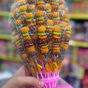 جولدن جوميتا لولي بوب برجر Golden Gomita Hamburger Lollipop🤩