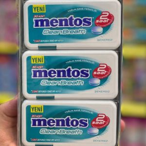 منتوس كلين بريث نعناع قوي Mentos Clean Breath Strong Mint