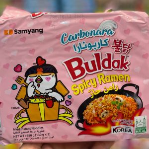 إندومي كوري ساميانج بولداك كاربونارا 🍜🔥