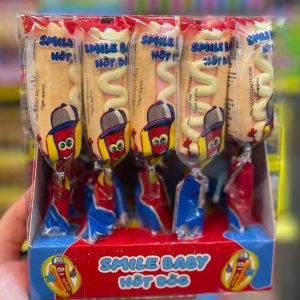 سمايل بيبي هوت دوج مارشميلو Smile Baby Hot Dog Marshmallow🍔👊