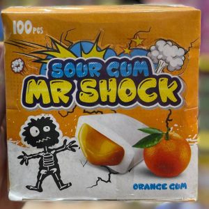 مستر شوك لبان ساور برتقال Mr Shock Sour Gum Orange🍊
