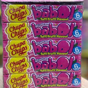 بابول شوبا شوبس توتي فروتي Chupa Chups Big Babol🍓🍇🍏😋